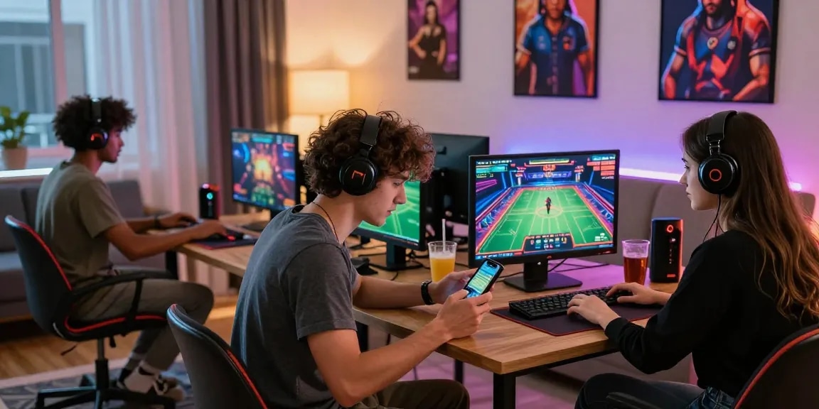 Trusted Malaysia online casino scene with players enjoying esports and live casino games