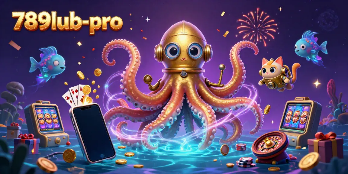 Spin and win with 789lub-pro's captivating 3D casino scene featuring thrilling games.