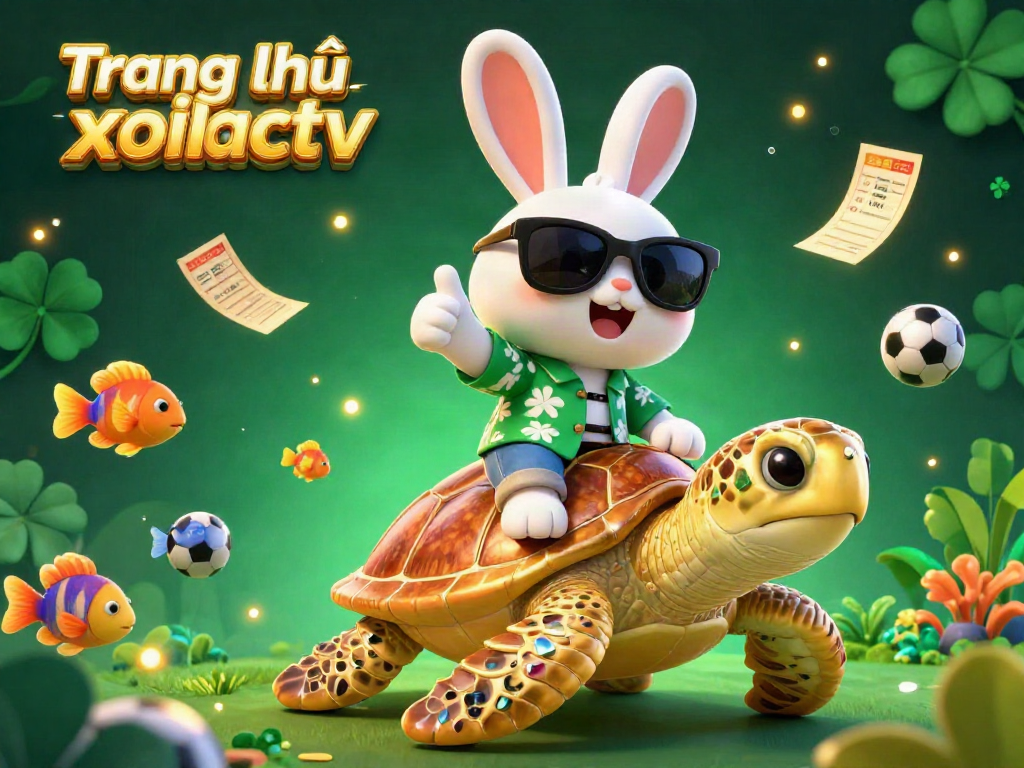 Engage with sports betting action on Trang chủ xoilactv with vibrant 3D cartoon characters enjoying a lively scene.