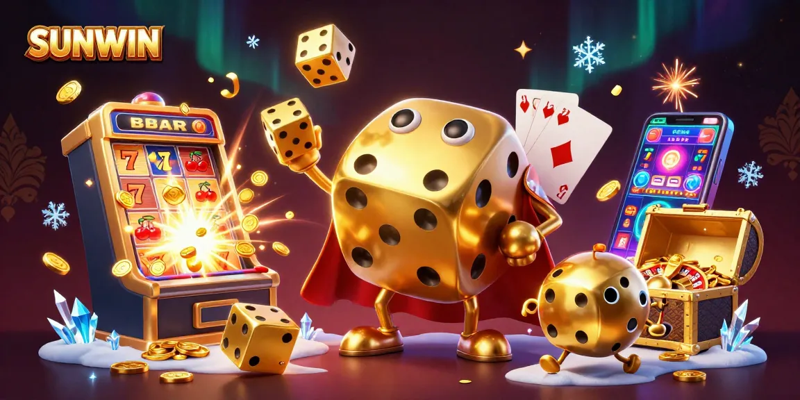 SUNWIN's 3D cartoon gambling scene showcases unique characters and vibrant casino elements.