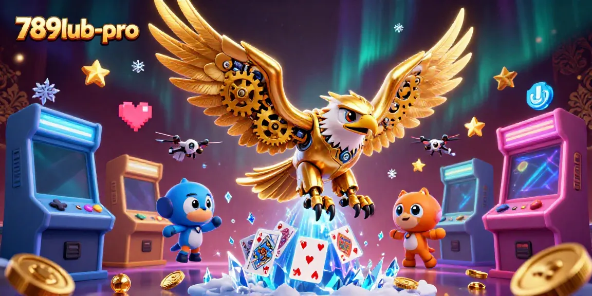 Engage in thrilling gameplay at 789lub-pro with vibrant casino characters and dynamic gaming elements.