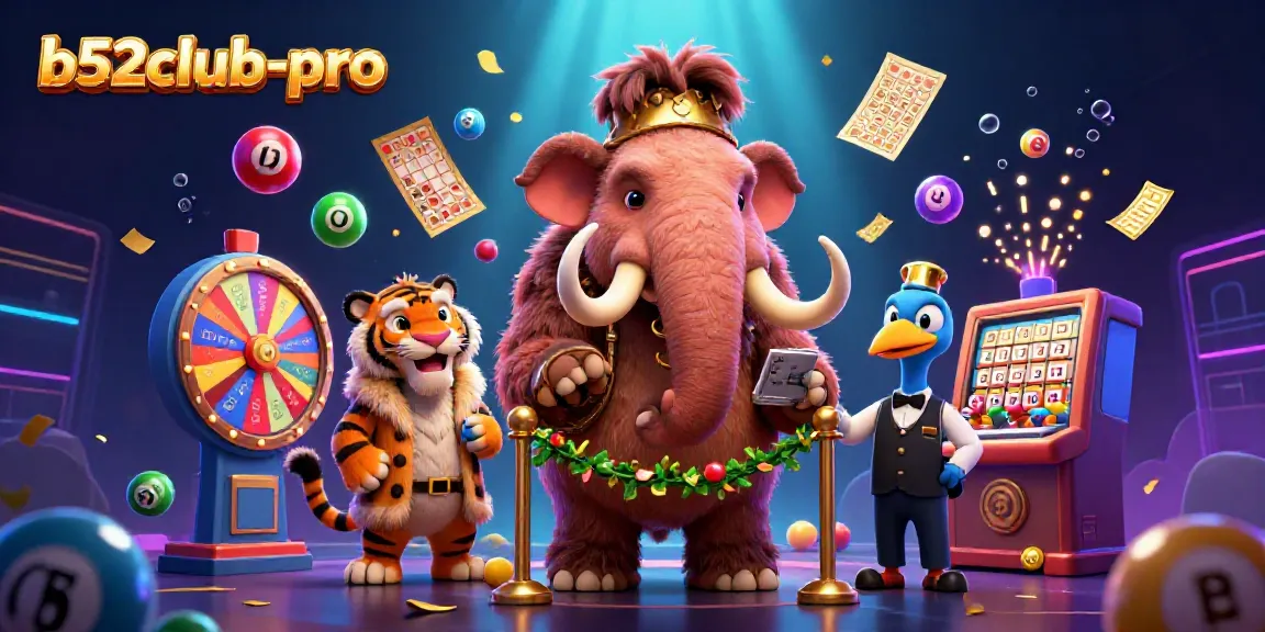 Experience the thrill of b52club-pro gaming with dynamic casino characters and vibrant elements.