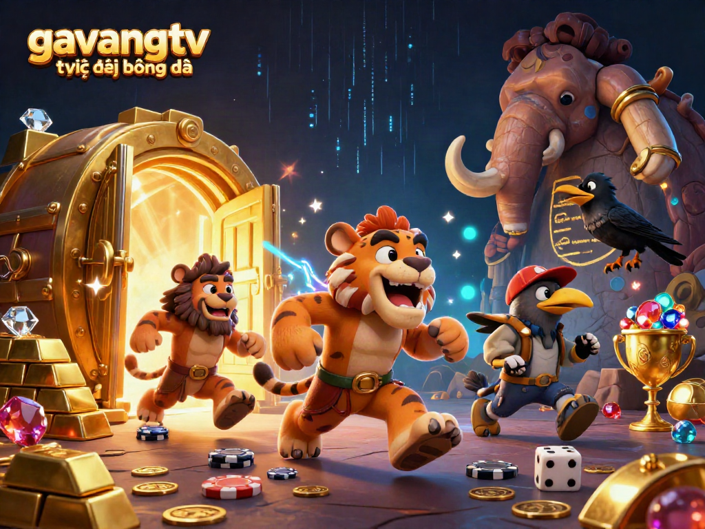 Engage with gavangtv trực tiếp bóng đá featuring dynamic characters in an exciting casino-themed environment.