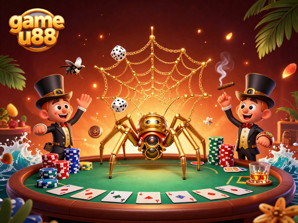 Engage with game u88 through thrilling steampunk visuals capturing casino excitement.