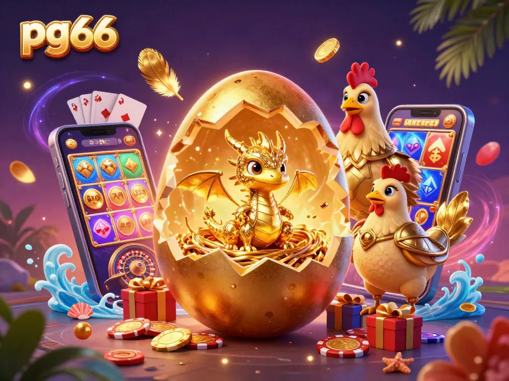 Experience thrilling wins at pg66 with a golden dragon guarding casino treasures.