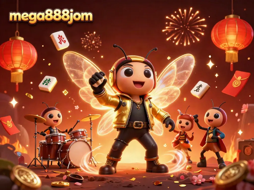 Experience thrilling gameplay with mega888jom featuring dynamic casino elements and vibrant characters.