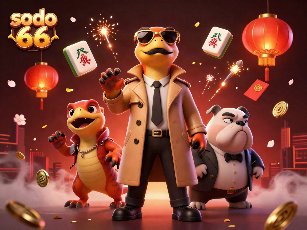 Enter the world of sodo 66 as raptors attempt VIP access in this vibrant casino scene.