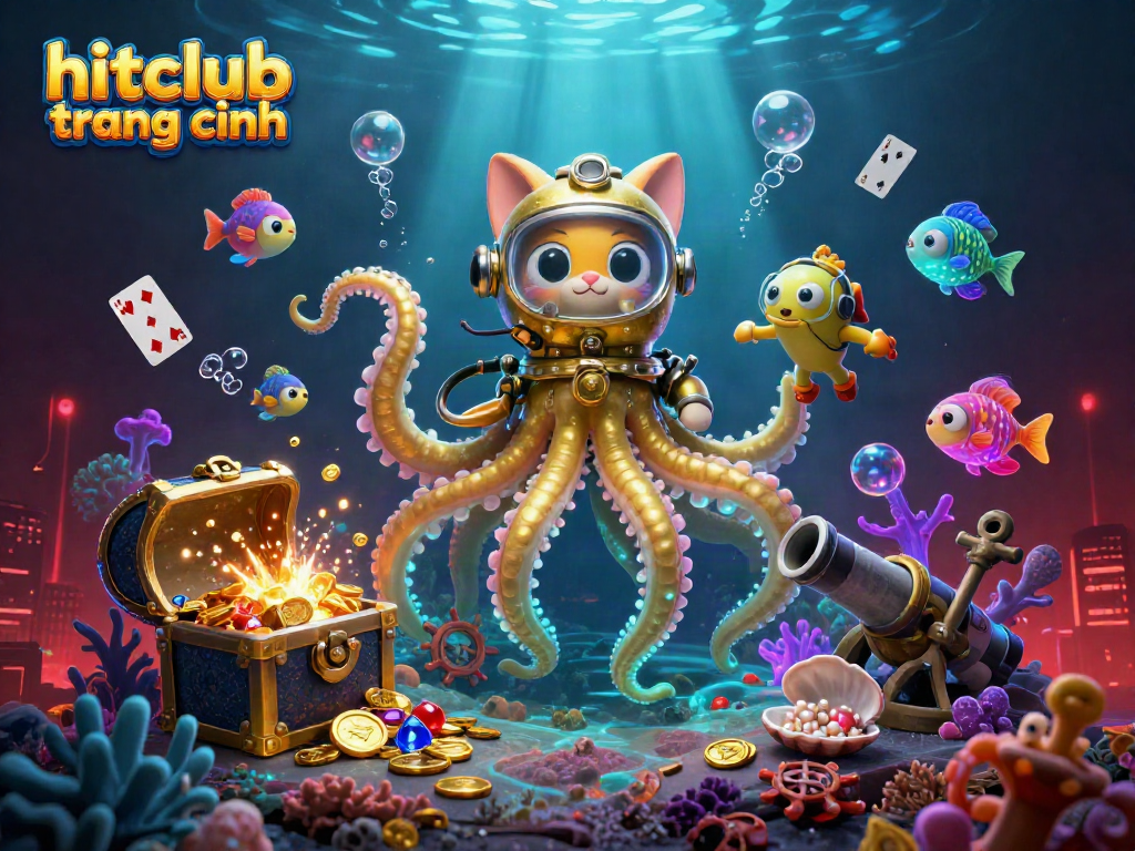 Join the excitement at hitclub trang chính with a thrilling underwater adventure filled with treasures and gaming action!