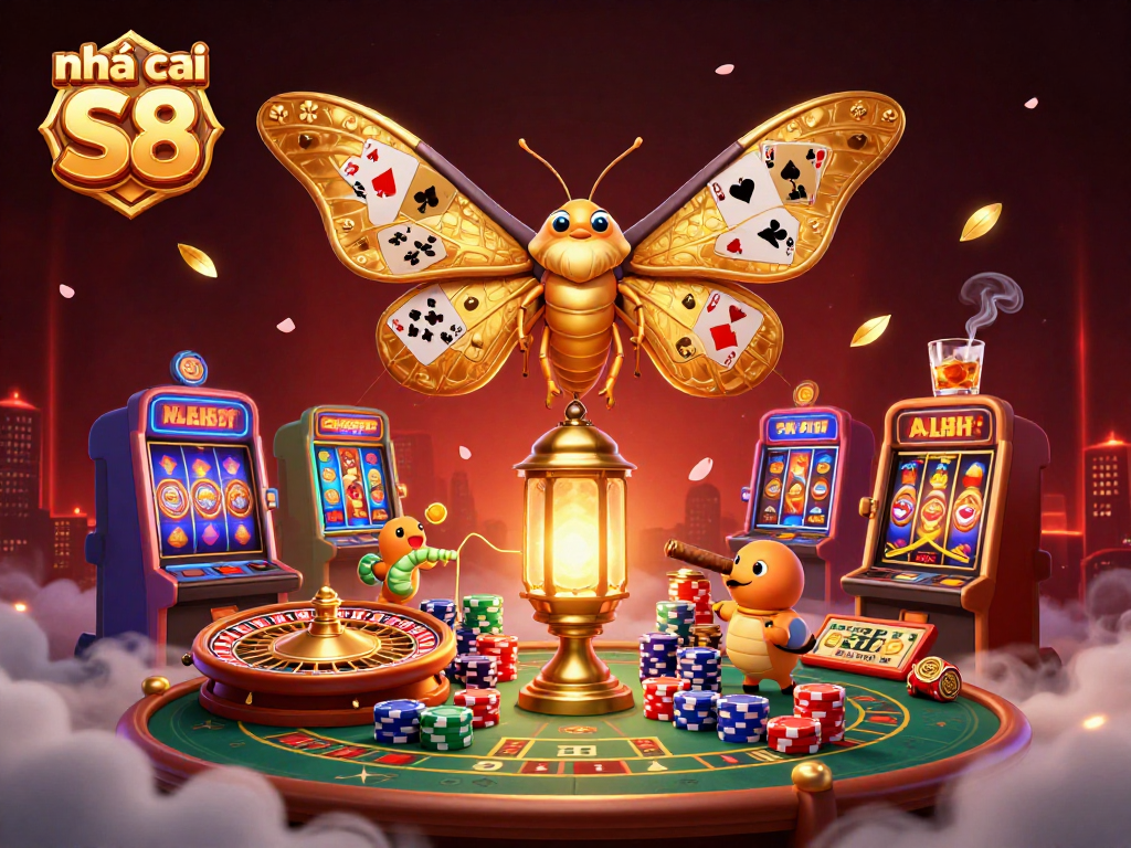 Experience excitement at nhà cái S8 with vibrant slots and classic games in a dynamic casino scene.