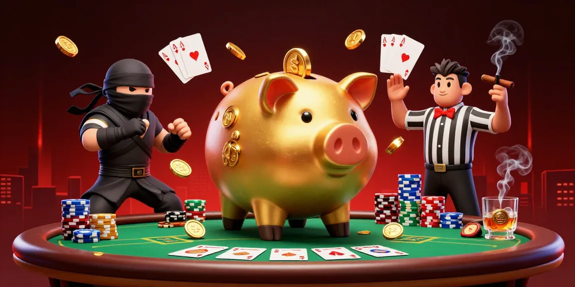Leverage winning strategies at s8b with animated characters in a vibrant casino showdown.
