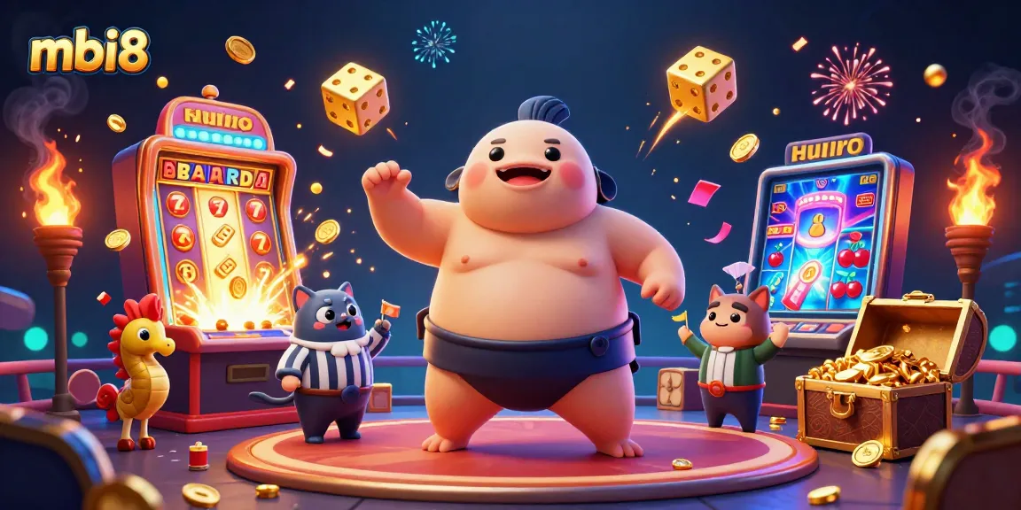 Experience thrilling gameplay at mbi8, featuring dynamic casino elements and lively characters in an underwater ring.