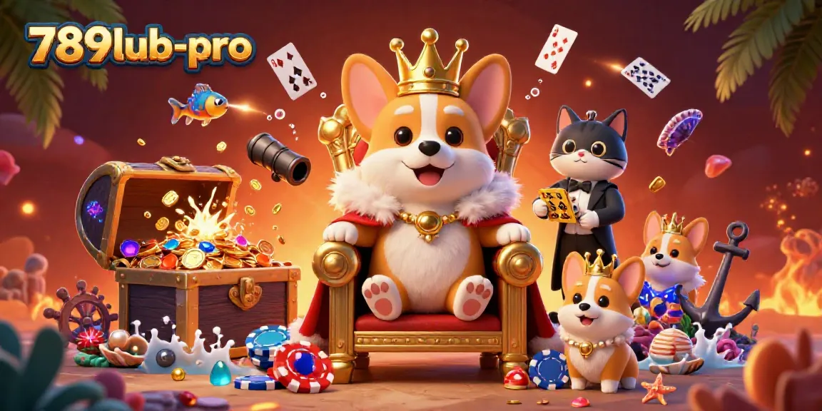 Experience thrilling games at 789lub-pro with vibrant 3D graphics and engaging casino elements.