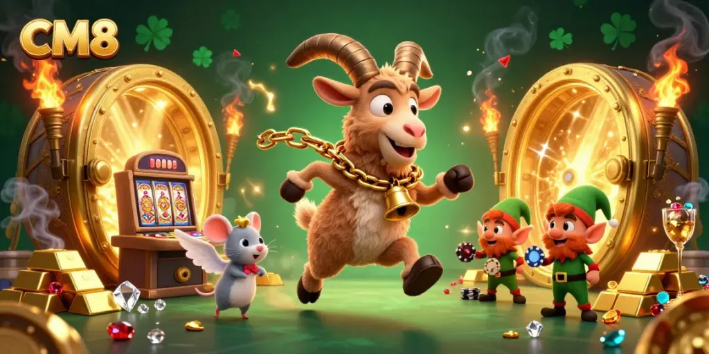 Experience captivating gameplay at CM8 casino, featuring quirky characters, vibrant slots, and rich rewards.