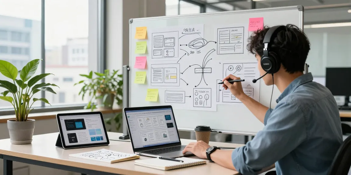 Proses desain antarmuka pengguna boswin88 login di ruang kerja modern