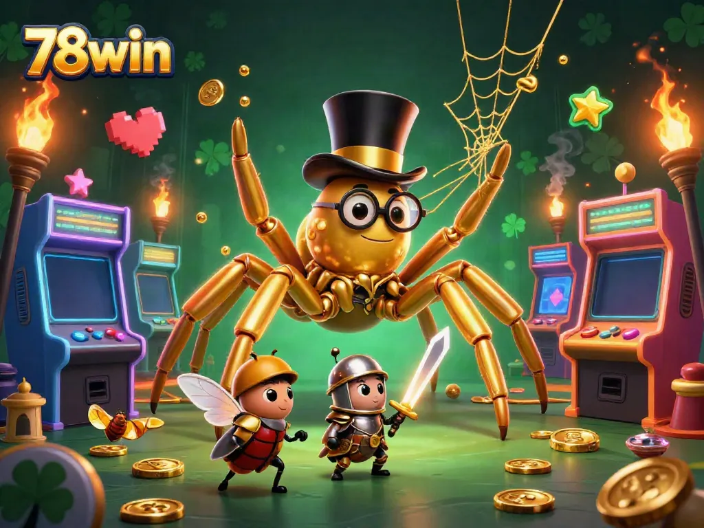 Engage with thrilling 78win adventures at a vibrant casino scene featuring unique characters.