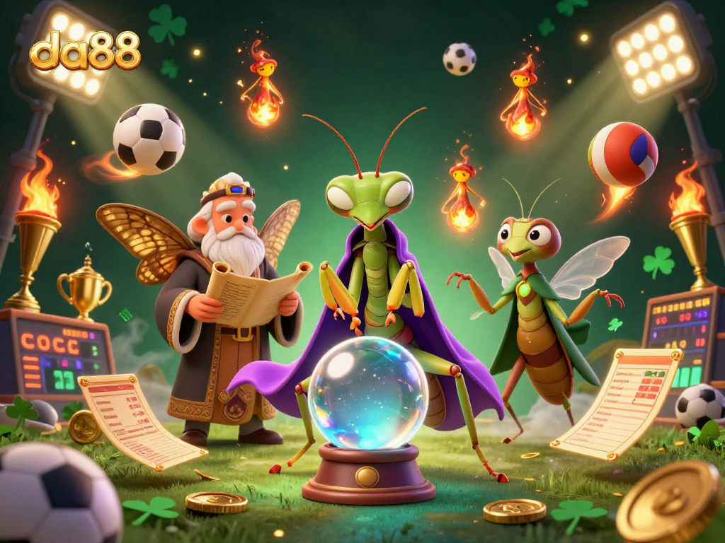 da88 captivates gamers with a mystical atmosphere featuring a fortune teller and sports elements